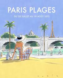 Affiche Paris Plages 2012