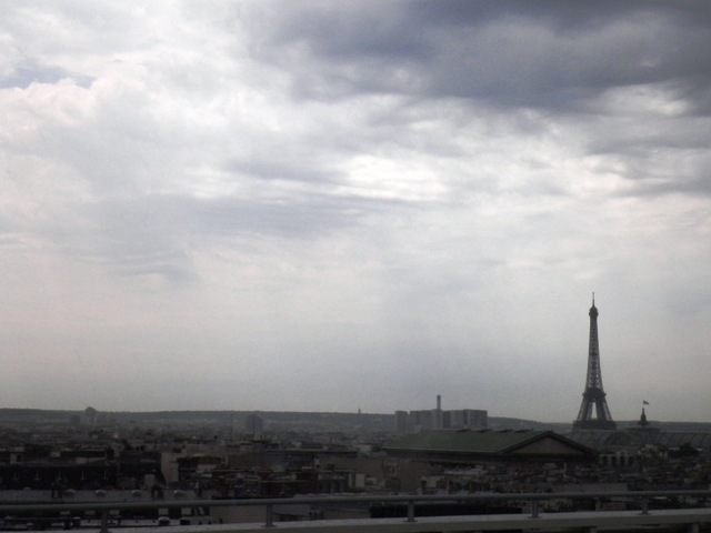 Paris depuis la terrasse des Galeries Lafayette