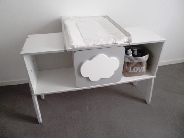 Commode à langer Nuage Songes et Rigolades