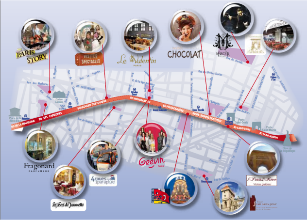 Promenons-nous sur les Grands Boulevards de Paris