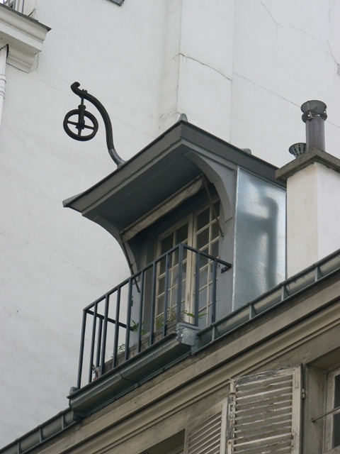 Mansarde à poulie de la rue Bonaparte