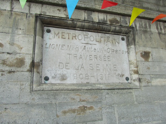 Traversée de la Seine Ligne 8
