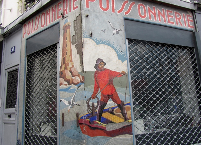 Ancienne poissonnerie rue Ramey / Rue du Baigneur