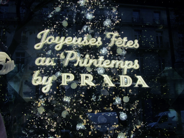 Le Printemps et Prada créent la magie de Noël