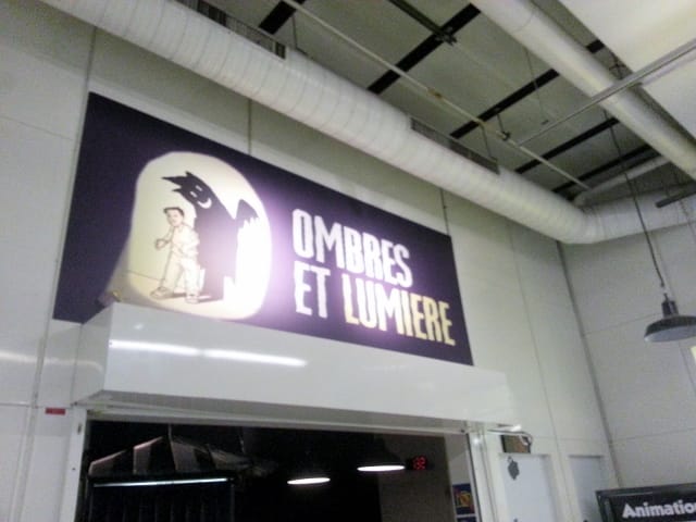 Ombres et lumière à la Cité des Sciences et de l'industrie