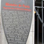 Panneaux « Histoire de Paris » par Philippe Starck