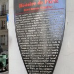 Panneaux « Histoire de Paris » par Philippe Starck