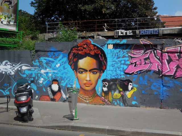 Street art rue de l'Ourcq