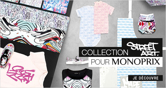 Collection Street Art pour Monoprix