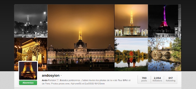 Compte Instagram andosyion