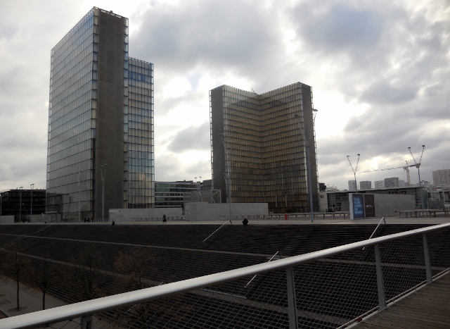 Bibliothèque nationale de France et Passerelle Simone de Beauvoir