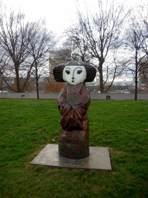 Les Enfants du Monde : des sculptures de Rachid Khimoune au Parc de Bercy