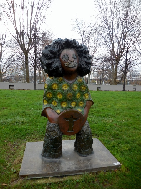 Les Enfants du Monde : des sculptures de Rachid Khimoune au Parc de Bercy