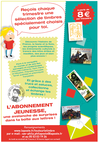 M@ Collec’ Timbrée, l'abonnement philatélique jeunesse de La Poste