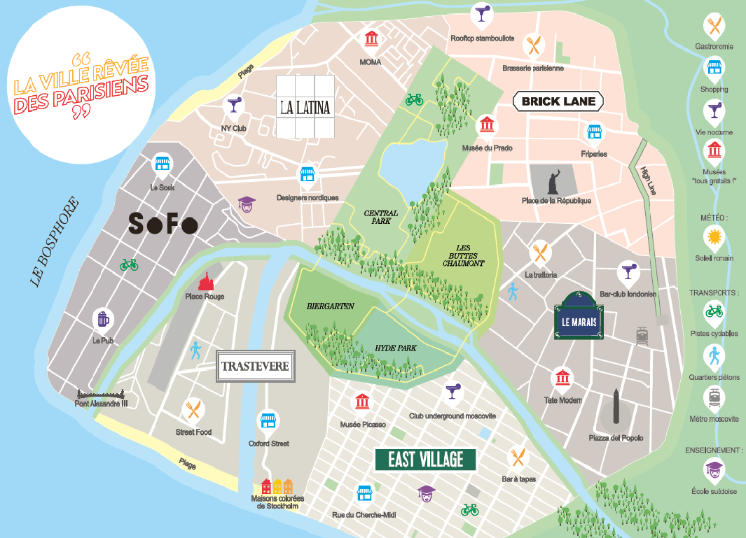 La ville rêvée des Parisiens