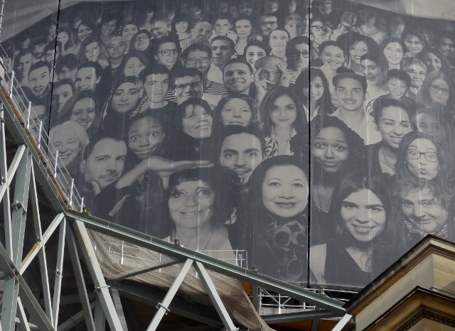 Au Panthéon ! Une installation de JR