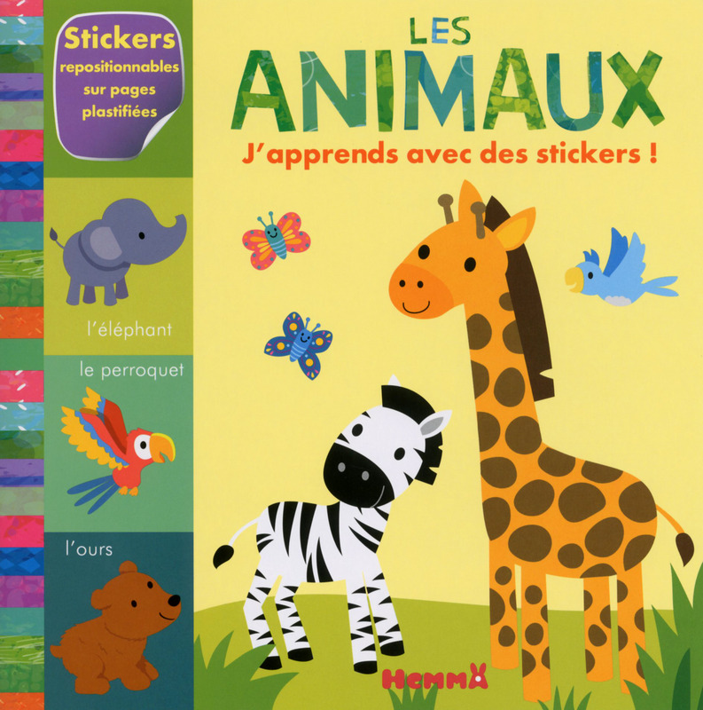 Les animaux - J'apprends avec des stickers !