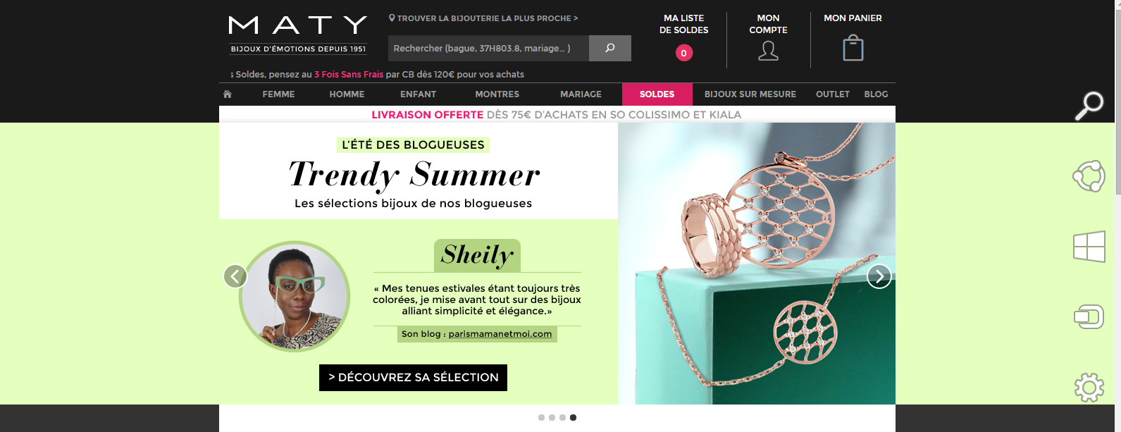 Mes looks de Parisienne et ma sélection de bijoux Maty.com