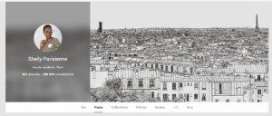 Paris sur mes réseaux sociaux