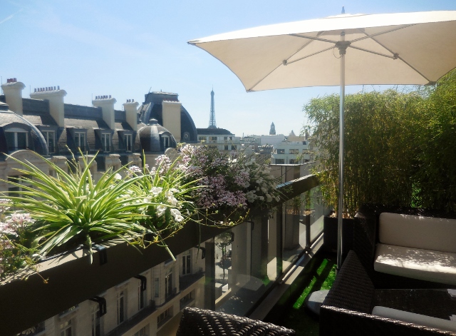 Terrasse d’été du Warwick Champs-Elysées