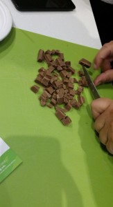 Mini cheesecake chocolat et baby kiwi NERGI