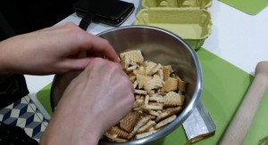 Mini cheesecake chocolat et baby kiwi NERGI