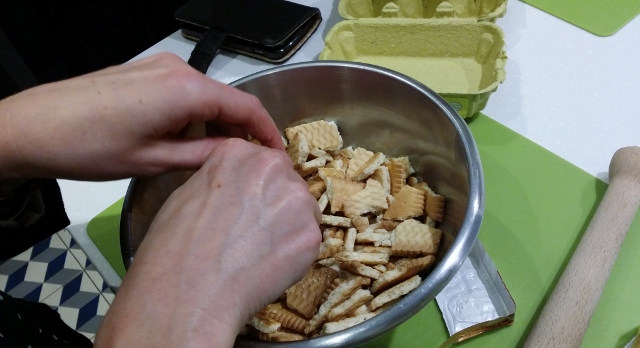 Mini cheesecake chocolat et baby kiwi NERGI