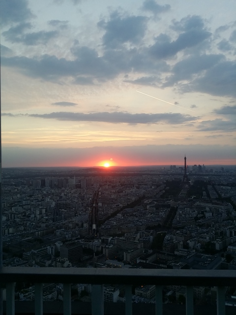Coucher de soleil parisien