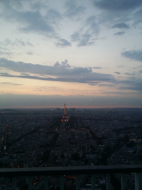 Coucher de soleil parisien