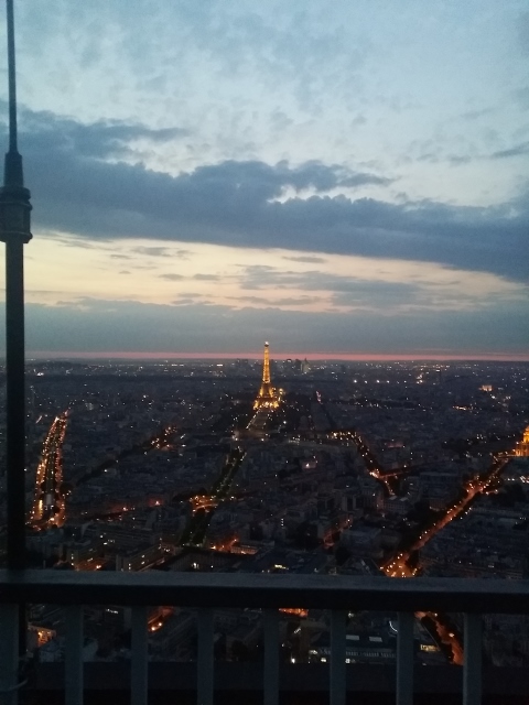 Coucher de soleil parisien