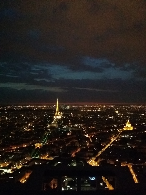 Coucher de soleil parisien