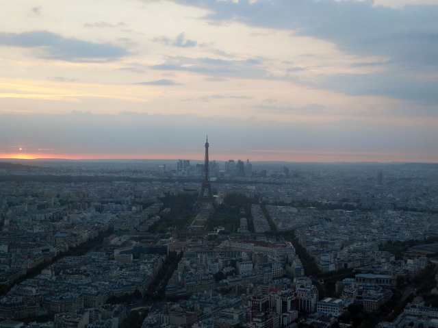 Coucher de soleil parisien