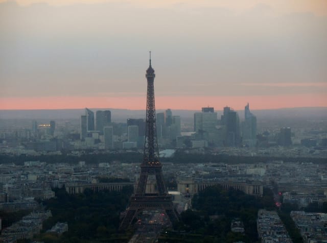 Coucher de soleil parisien