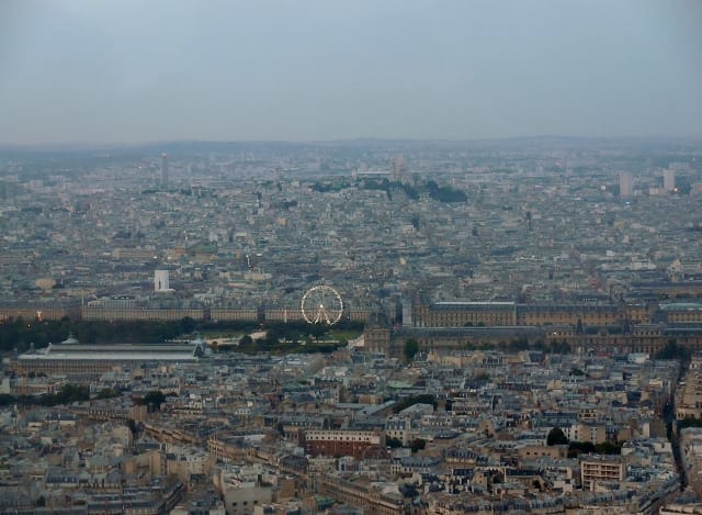 Coucher de soleil parisien