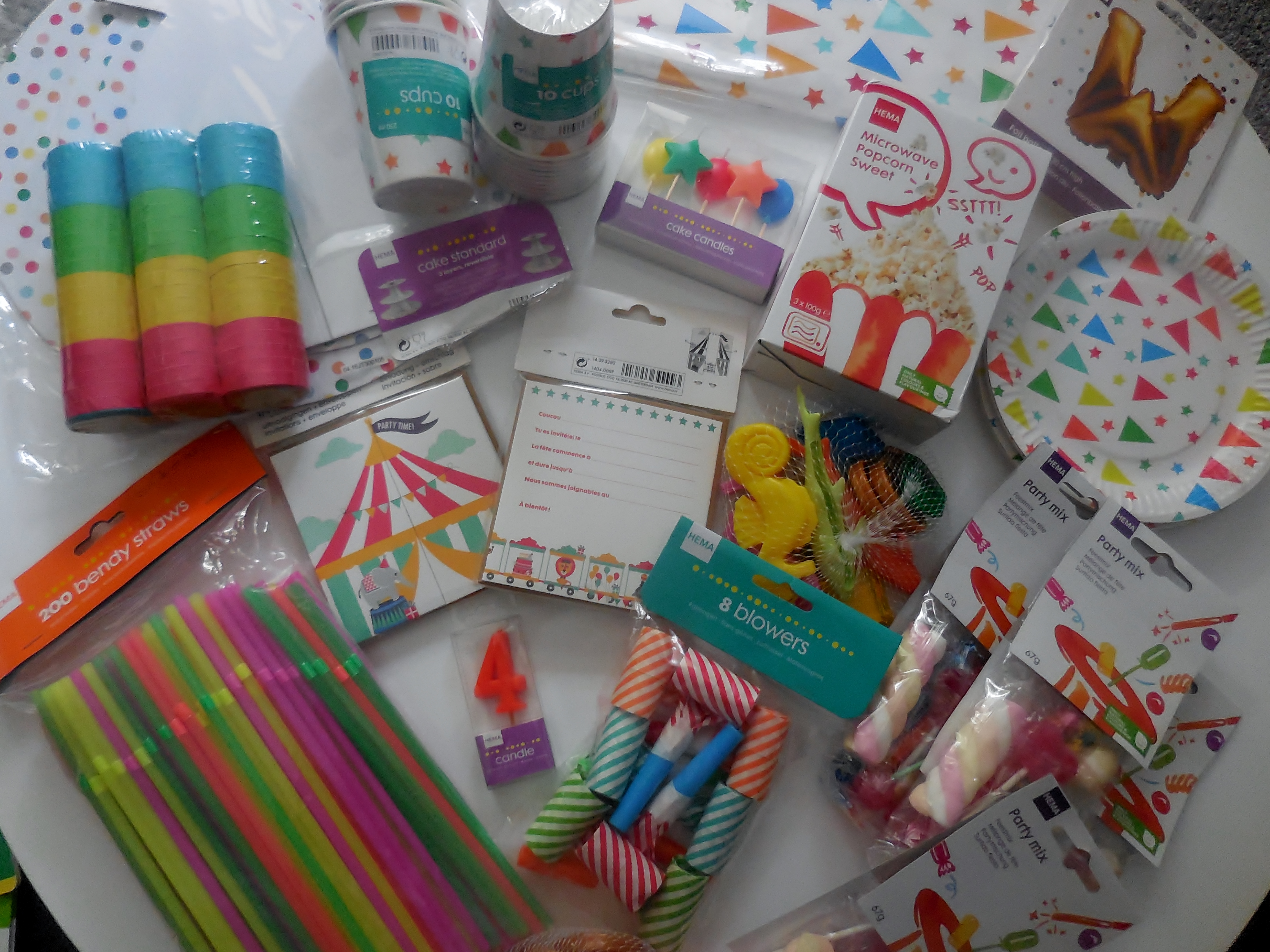 Shopping d'anniversaire