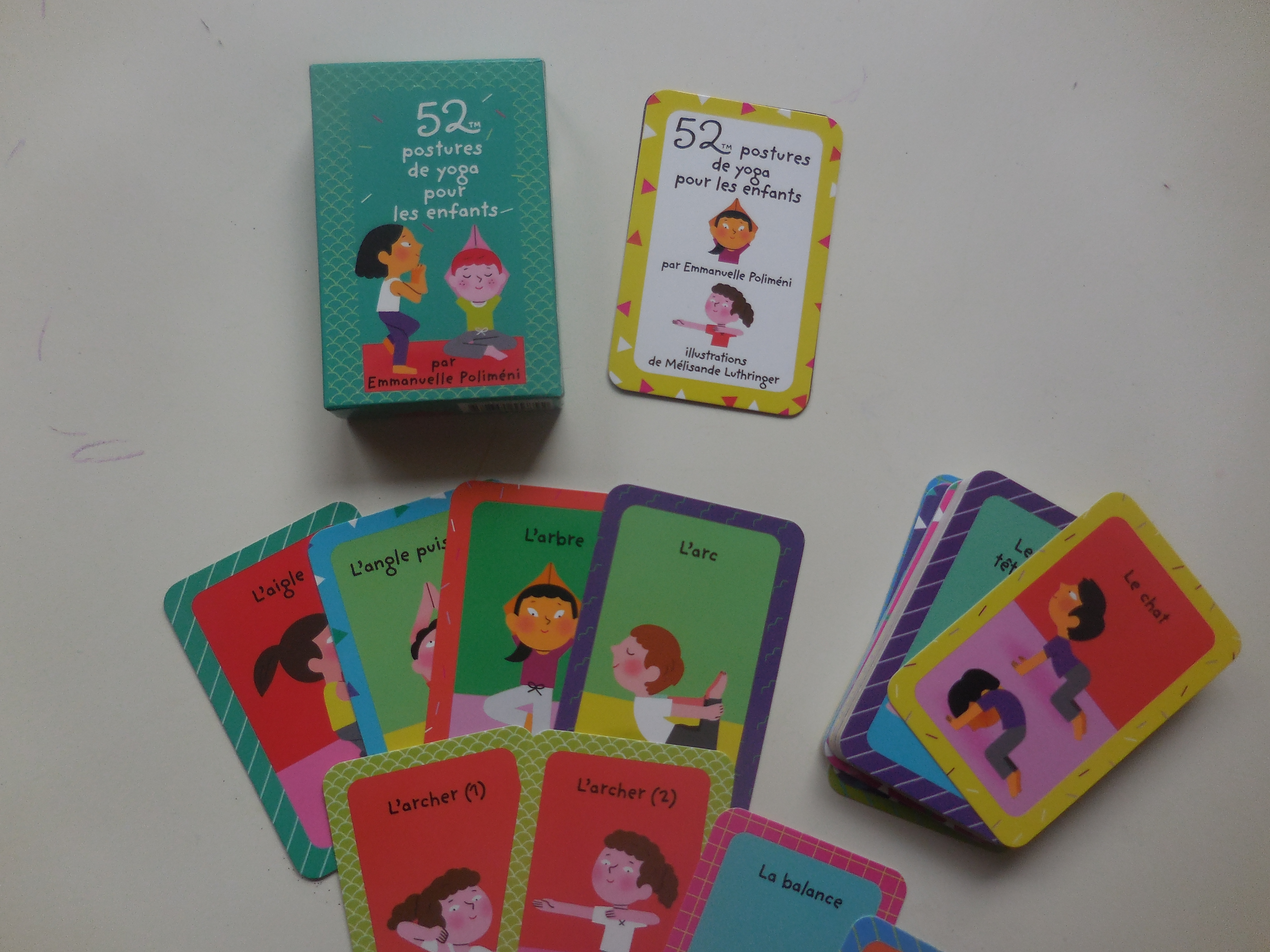 52 postures de yoga pour les enfants