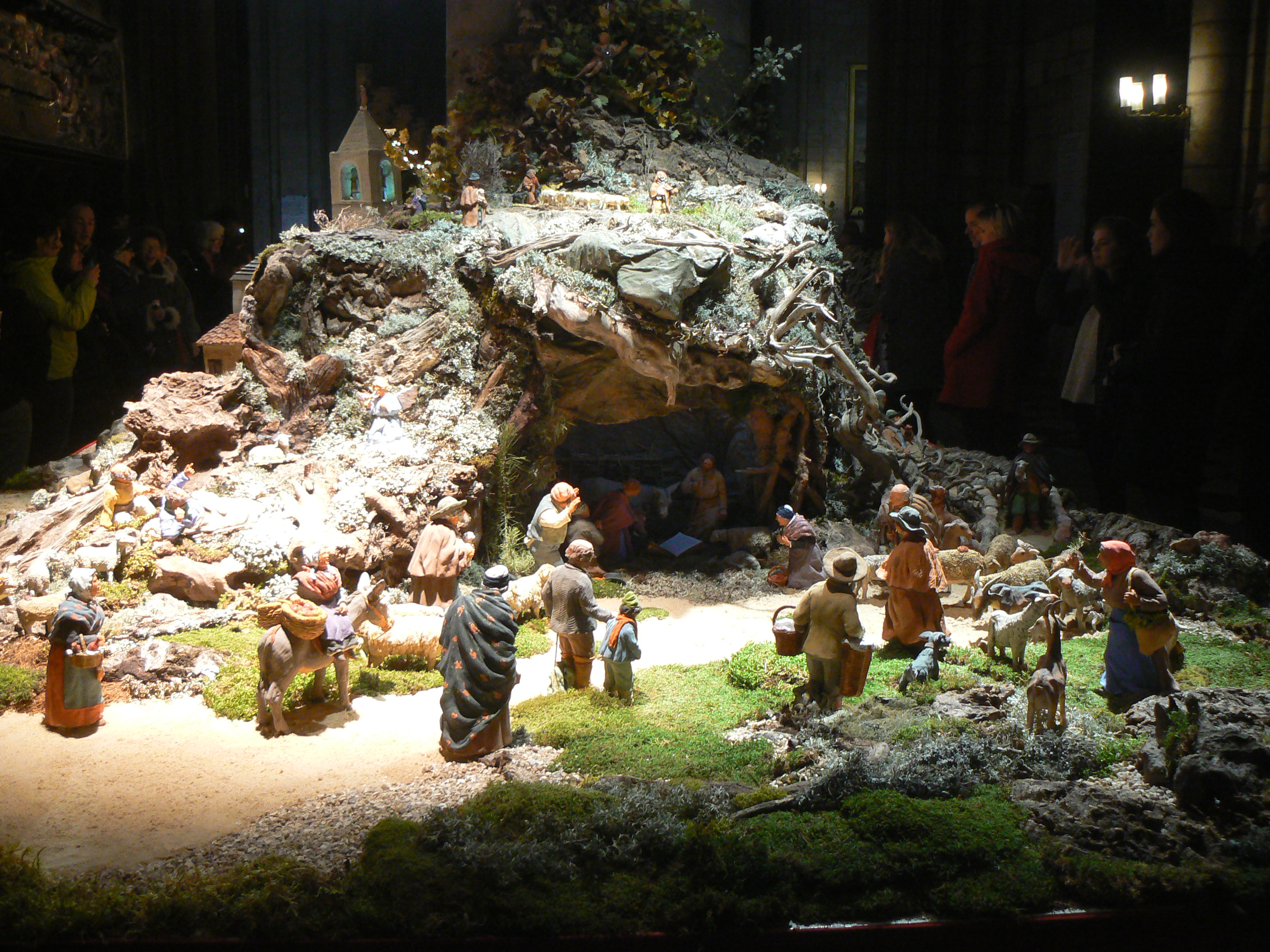 La Crèche provençale de la Cathédrale Notre Dame de Paris