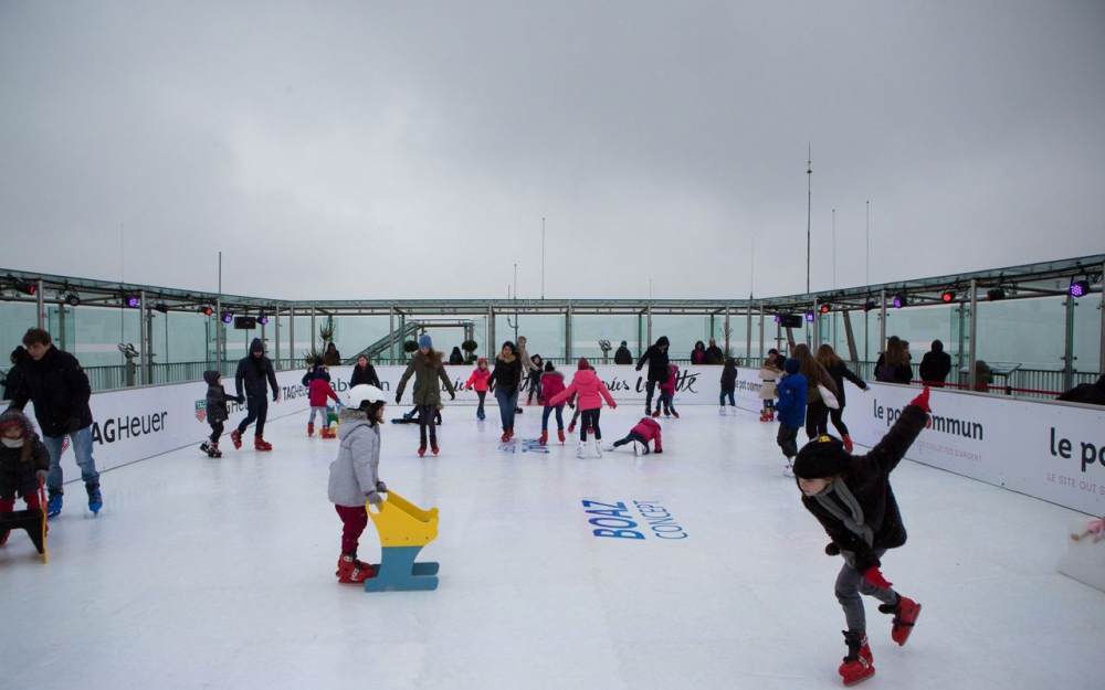 La plus haute patinoire synthétique de Paris