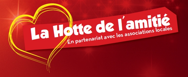 La Hotte de l’Amitié dans les magasins La Grande Récré