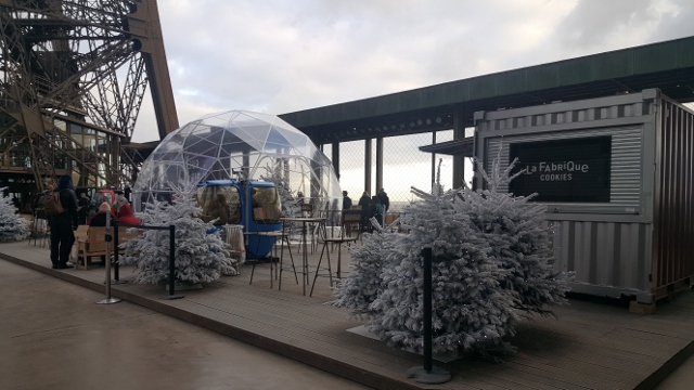 La terrasse de la Tour Eiffel