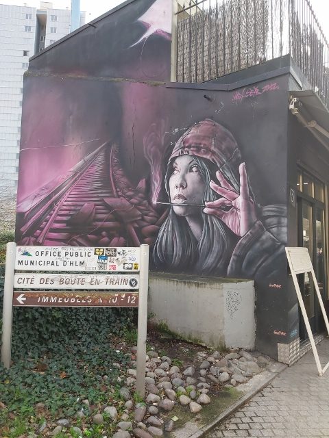 Street art aux Puces de Saint Ouen