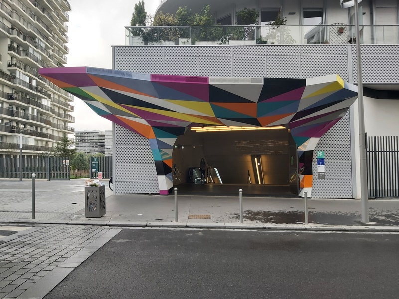 Tobias Rehberger à la station Pont Cardinet