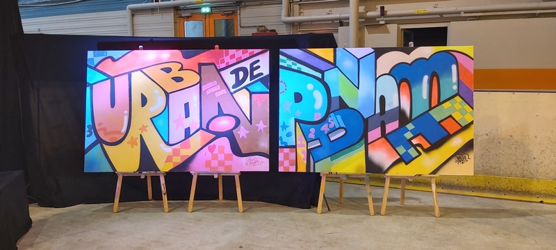 Exposition Urbain de Paname à la Patinoire de Saint-Ouen