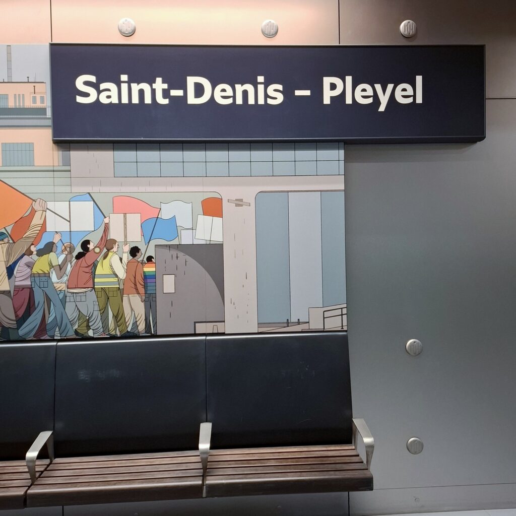 Quais Station Saint-Denis Pleyel Ligne 14