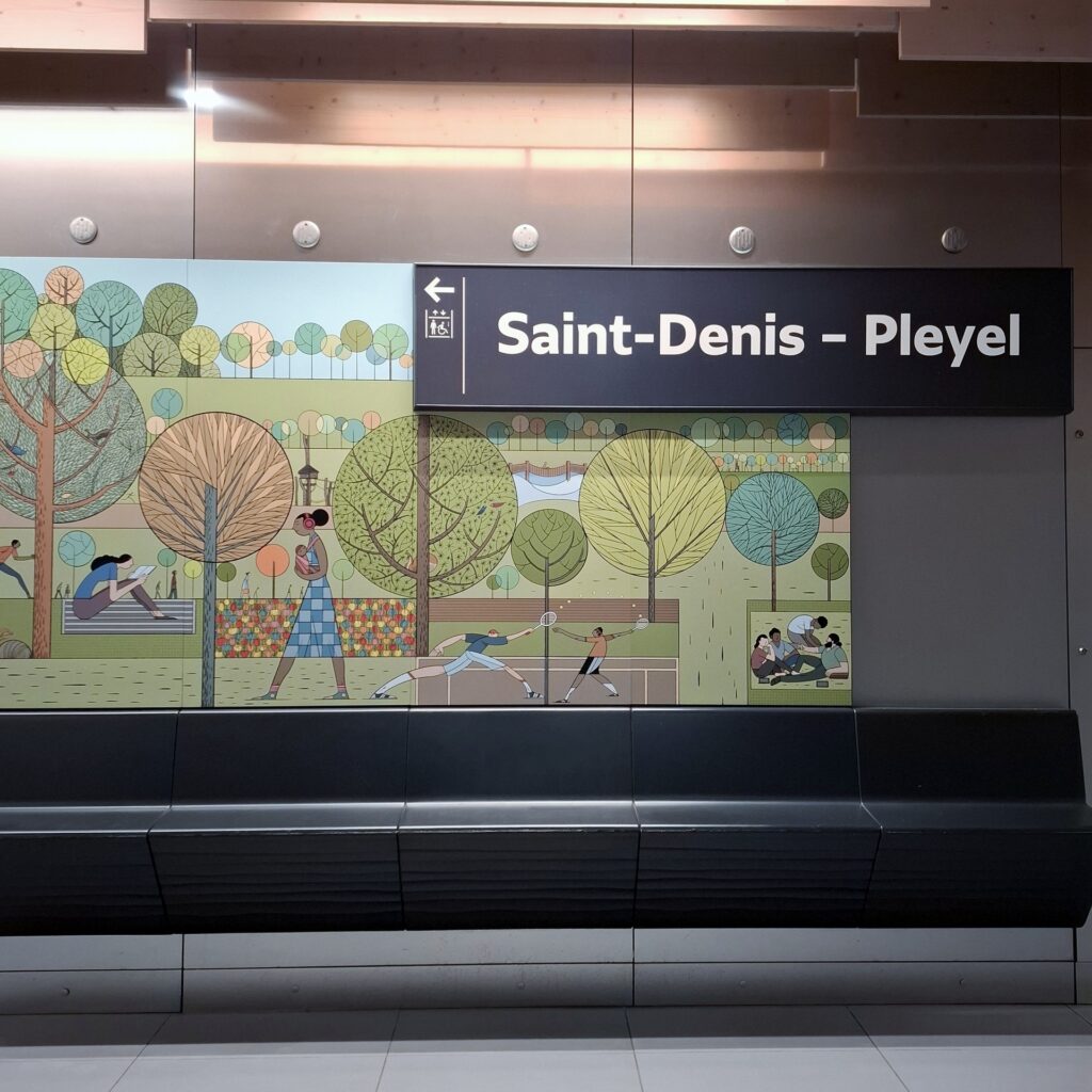 Quais Station Saint-Denis Pleyel Ligne 14