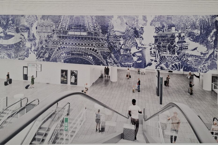 Les Œuvres d’art du Grand Paris Express à Saint-Denis – Pleyel Vhils