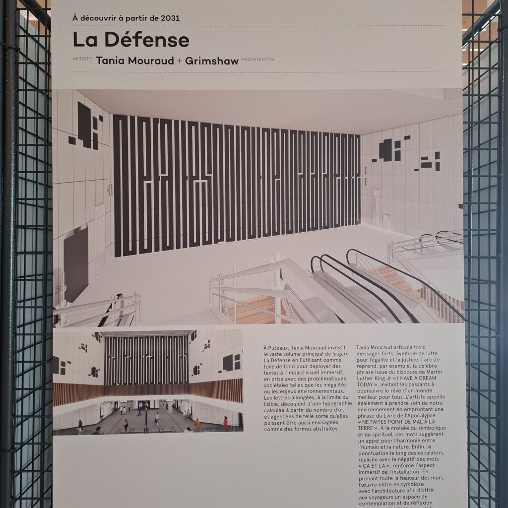 Les Œuvres d’art du Grand Paris Express à Saint-Denis – Pleyel