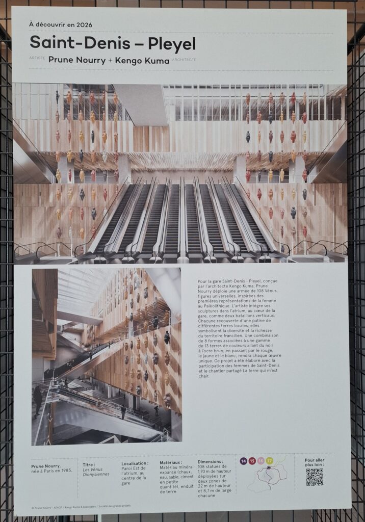 Les Œuvres d’art du Grand Paris Express à Saint-Denis – Pleyel