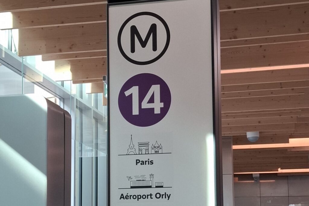 Ligne 14 Aéroport d'Orly Saint-Denis Pleyel