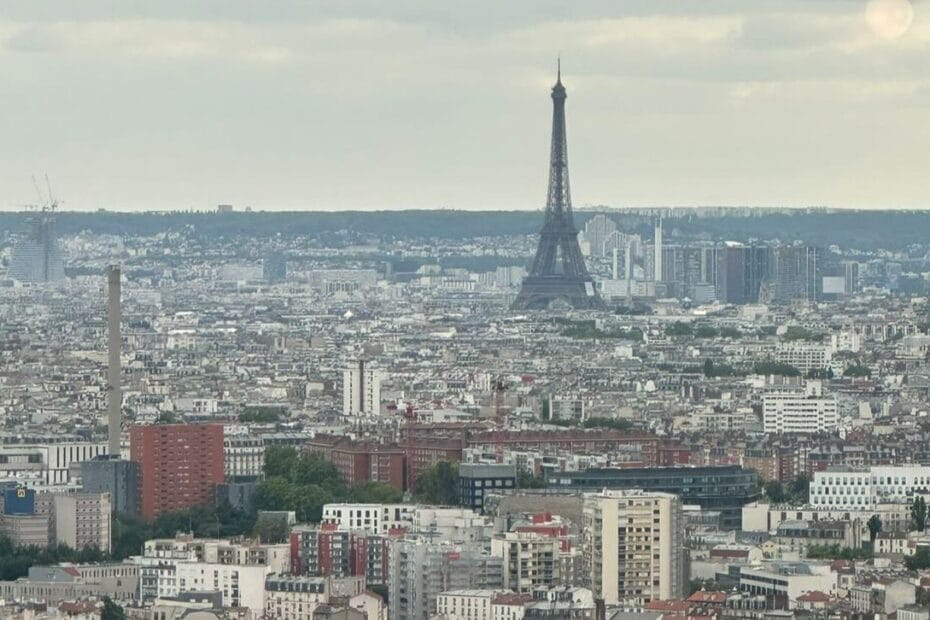 Vue de Paris depuis le Sky Bar The Stage Saint-Denis Carrefour Pleyel